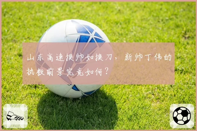山东高速换帅如换刀,新帅丁伟的执教前景究竟如何?